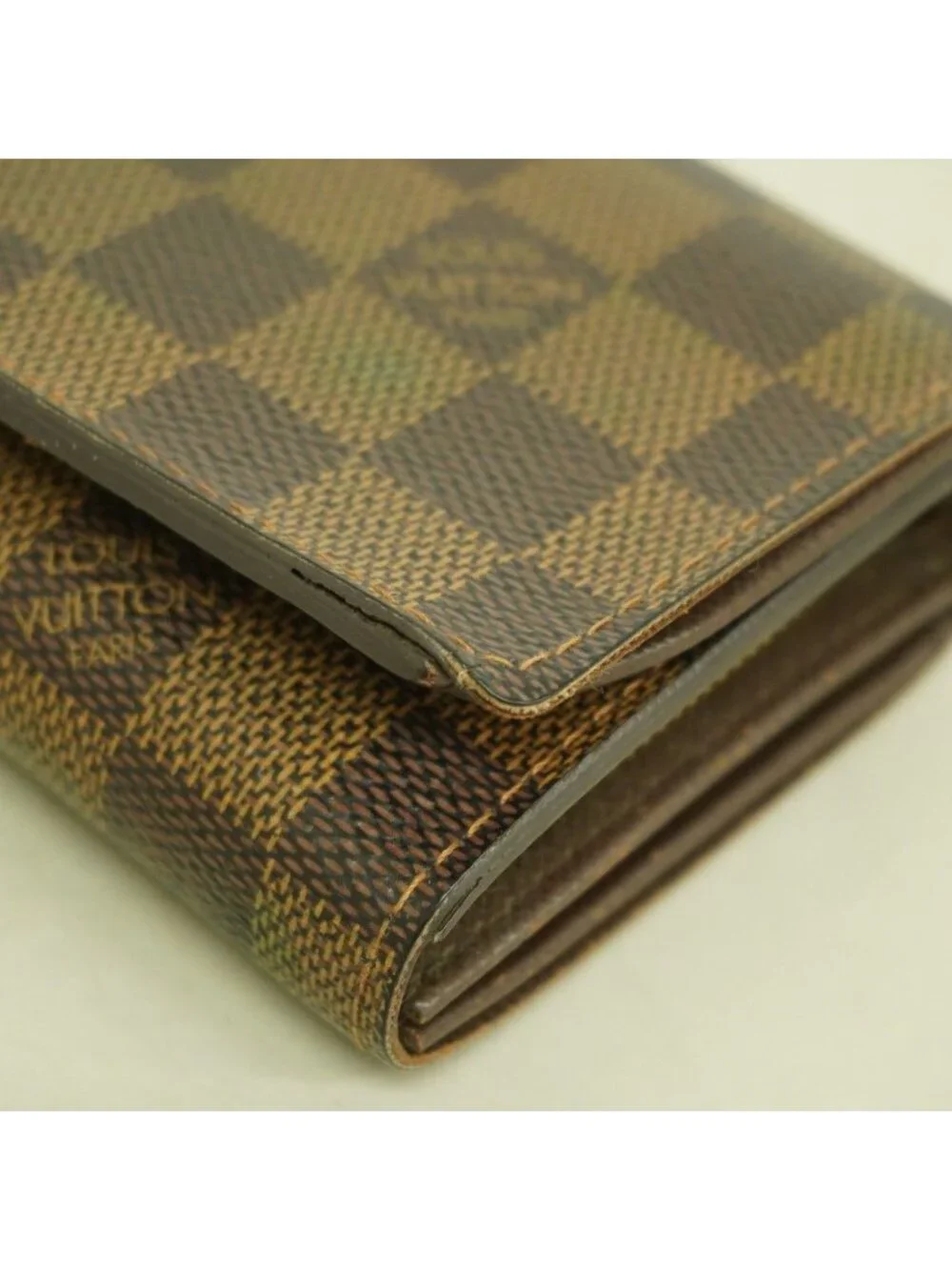 Louis Vuitton Wallet Damier Portefeuille Tresor Ebene